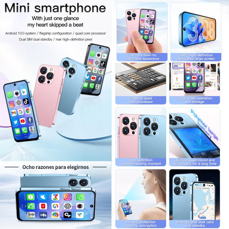 SOYES XS19, 2GB+16GB, 3.88 inch Android 10.0 MTK6580 Quad Core, Network: 3G, Dual SIM SOYES XS19, 2GB+16GB, 3.88 inch Android 10.0 MTK6580 Quad Core, Network: 3G, Dual SIM